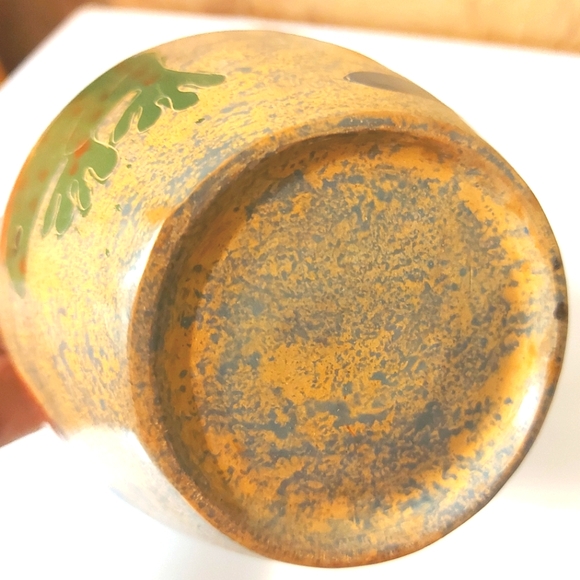 Artisan Ceramic Frog Vase - Picture 5 of 10